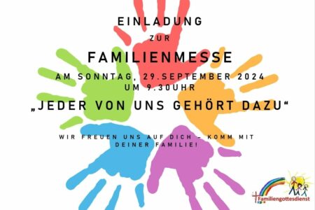 Familienmesse 29. September 2024