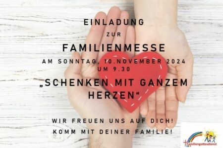 Familienmesse am 10. November 2024