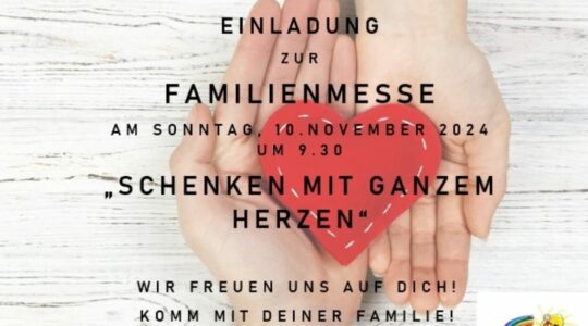 Familienmesse am 10. November 2024